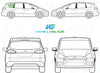 Ford S-MAX 2006-2015-Rear Window Replacement-Rear Window-VehicleGlaze