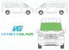 Ford Transit 2014/-Windscreen Replacement-Windscreen-Green (standard tint 3%)-Heated-Rain/Light Sensor + Camera-VehicleGlaze