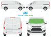 Ford Transit Custom 2012/-Windscreen Replacement-Windscreen-2012/-Heated-No Mirror-VehicleGlaze