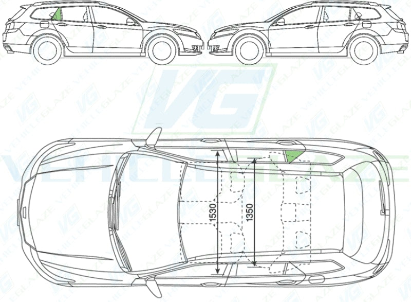 Honda Accord Estate 2008-2015-Windscreen Replacement-Windscreen-VehicleGlaze