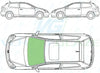 Honda Civic (3 Door) 2001-2006-Rear Window Replacement-Rear Window-VehicleGlaze