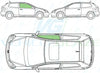 Honda Civic (3 Door) 2001-2006-Rear Window Replacement-Rear Window-VehicleGlaze