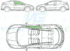 Honda Civic (3 Door) 2007-2012-Rear Window Replacement-Rear Window-VehicleGlaze