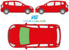 Honda Jazz 2002-2008-Side Window Replacement-Side Window-VehicleGlaze