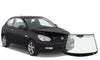 Hyundai Accent (3 Door) 2006-2009-Windscreen Replacement-Windscreen-Green With Blue Top Tint-VehicleGlaze
