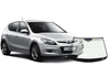 Hyundai i30 (5 Door) 2007-2012-Windscreen Replacement-Windscreen-Green (standard tint 3%)-No Extra Options-VehicleGlaze