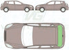 Kia Cee'd (5 Door) 07-12-Side Window Replacement-Side Window-VehicleGlaze
