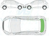 Kia Venga 2010/-Bodyglass Replacement-VehicleGlaze-Rear Window (Heated)-Green (Standard Spec)-VehicleGlaze