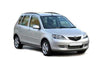 Mazda 2 2003-2007-Rear Window Replacement-Rear Window-Rear Window (Heated)-Green (Standard Spec)-VehicleGlaze