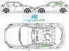 Mazda 2 2015/-Side Window Replacement-Side Window-Passenger Left Rear Door Glass-Green (Standard Spec)-VehicleGlaze