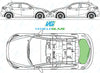 Mazda 2 2015/-Rear Window Replacement-Rear Window-Rear Window (Heated)-Green (Standard Spec)-VehicleGlaze