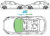 Mazda 2 2015/-Side Window Replacement-Side Window-VehicleGlaze