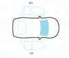 Mazda 3 Hatch 2004-2009-Windscreen Replacement-Windscreen-2004-2006-Green (standard tint 3%)-Interior Mirror-VehicleGlaze