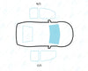 Mazda RX 8 2003-2010-Windscreen Replacement-Windscreen-Green (standard tint 3%)-No Options-VehicleGlaze