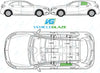 Mercedes Benz A Class 2012/-Bodyglass Replacement-VehicleGlaze-Passenger Left Rear Door Glass-Green (Standard Spec)-VehicleGlaze