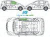 Mercedes Benz A Class 5 Door 2005-2012-Rear Window Replacement-Rear Window-VehicleGlaze