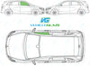 Mercedes Benz B Class 2012/-Rear Window Replacement-Rear Window-VehicleGlaze
