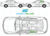 Mercedes Benz C Class Coupe 2011-2016-Windscreen Replacement-Windscreen-Green (standard tint 3%)-Rain/Light Sensor-VehicleGlaze