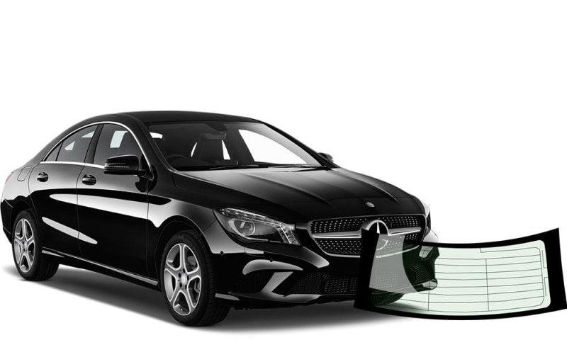 Cla Rear 2013 Mercedes Benz CLA Class Coupe 2013/- Rear Window Replacement - VehicleGlaze