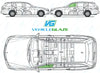 Mercedes Benz E Class Estate 2010-2016-Bodyglass Replacement-VehicleGlaze-Passenger Left Front Door (Toughened)-Green (Standard Spec)-VehicleGlaze