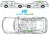 Mercedes Benz E Class Estate 2010-2016-Bodyglass Replacement-VehicleGlaze-Passenger Left Rear Door (Toughened)-Green (Standard Spec)-VehicleGlaze