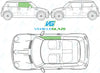 Mini 2001-2006-Bodyglass Replacement-VehicleGlaze-Driver Right Front Door Glass-Green (Standard Spec)-VehicleGlaze