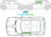 Mini 2001-2006-Bodyglass Replacement-VehicleGlaze-Passenger Left Front Door Glass-Green (Standard Spec)-VehicleGlaze