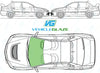 Mitsubishi Lancer EVO 2000-2008-Windscreen Replacement-VehicleGlaze-Green (standard tint 3%)-Interior Mirror-VehicleGlaze