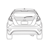 Ford Focus Estate 2011/-Rear Window Replacement-Rear Window-Rear Window (Heated)-Green (Standard Spec)-VehicleGlaze