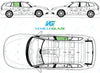 Saab 9-3 Estate 2005-2011-Bodyglass Replacement-VehicleGlaze-Driver Right Rear Door Glass-Privacy-VehicleGlaze