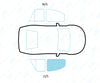 Seat Leon (5 Door) 2012/-Windscreen Replacement-Windscreen-Driver Right Front Door Glass-Green (Standard Spec)-VehicleGlaze