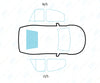 Seat Leon (5 Door) 2012/-Windscreen Replacement-Windscreen-Rear Window (Heated)-Green (Standard Spec)-VehicleGlaze