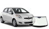 Toyota Yaris (5 Door) 2006-2011-Windscreen Replacement-Windscreen-Green (standard tint 3%)-VehicleGlaze
