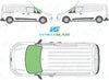 Transit Connect 2014/-Windscreen Replacement-VehicleGlaze-Heated-Rain/Light Sensor-Dimming Mirror + EMS Emergency Messaging System-VehicleGlaze