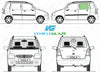 Vauxhall Agila 2000-2008-Windscreen Replacement-VehicleGlaze-Green (standard tint 3%)-VehicleGlaze