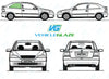 Vauxhall Astra (3 Door) 1998-2004 Bodyglass-Bodyglass Replacement-VehicleGlaze-VehicleGlaze