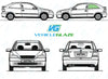Vauxhall Astra (3 Door) 1998-2004 Bodyglass-Bodyglass Replacement-VehicleGlaze-VehicleGlaze