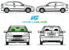 Vauxhall Astra (3 Door) 1998-2004-Windscreen Replacement-VehicleGlaze-Green (standard tint 3%)-VehicleGlaze