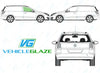 Vauxhall Astra Van 2004-2010 Bodyglass-Bodyglass Replacement-VehicleGlaze-Driver Right Front Door Glass-Green (Standard Spec)-VehicleGlaze