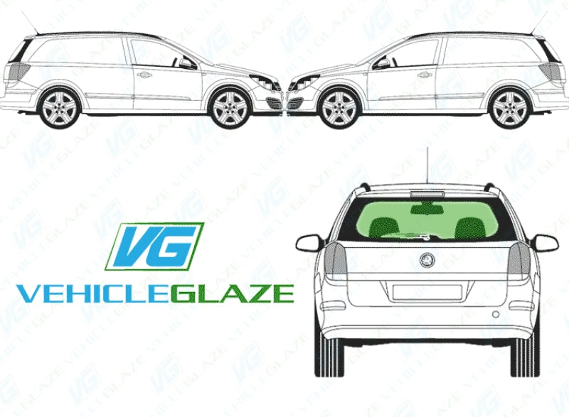 Bodyglass Replacement Repair Cost Vauxhall Astra Van 2004-2010