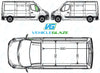 Vauxhall Movano 2010/-Side Window Replacement-Side Window-Driver Right Front Vent Glass-Green (Standard Spec)-VehicleGlaze