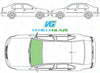 Volkswagen Bora 1999-2005-Windscreen Replacement-Windscreen-Green (standard tint 3%)-No Extra Options-VehicleGlaze