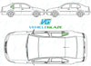 Volkswagen Bora 1999-2005-Side Window Replacement-Side Window-VehicleGlaze