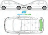 Volkswagen Fox 2006-2012-Rear Window Replacement-Rear Window-VehicleGlaze