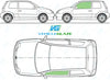 Volkswagen Lupo 1997-2005-Windscreen Replacement-Windscreen-Green (standard tint 3%)-No Extra Options-VehicleGlaze