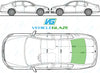 Volkswagen Passat Saloon 2015/-Rear Window Replacement-Rear Window-VehicleGlaze