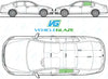 Volkswagen Passat Saloon 2015/-Rear Window Replacement-Rear Window-VehicleGlaze