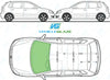 Volkswagen Polo (5 Door) 2002-2009-Windscreen Replacement-Windscreen-2002-2005-Green (standard tint 3%)-No Extra Options-VehicleGlaze
