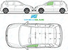 Volkswagen Polo (5 Door) 2002-2009-Rear Window Replacement-Rear Window-VehicleGlaze