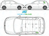 Volkswagen Polo (5 Door) 2002-2009-Rear Window Replacement-Rear Window-VehicleGlaze